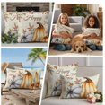 thumbnail image 4 of Outdoor Pillow Covers 26x26 Set of 2, Fall Pumpkin Waterproof Patio Throw Pillow Covers for Couch Sofa Chair, Thanksgiving Vintage Flower Leaf Decorative Pillowcases for Throw Pillows, 4 of 9