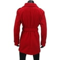thumbnail image 3 of Women's Waist High Double Overcoat With Belted Design For Winter Fashion" Warm Colorful Winter Jackets Formal Fall Jackets for Women Heavy Overcoat Womens Winter Jackets Cold Weather Womens Winter, 3 of 3