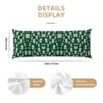 thumbnail image 3 of Body Pillow Cover, Ho Ho Ho A Body Pillow Cases with Zipper Soft Breathable Smooth Skin Friendly Long Pillow Case 20x60 inches, 1Pcs, 3 of 7