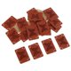 thumbnail image 4 of Etiquetas Hechas a Mano de 20 Piezas de Cuero PU para Coser Suministros de Bolsa de Retales - A1 Sunnimix Etiqueta en relieve con agujeros, 4 of 8