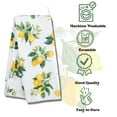 thumbnail image 4 of 12Pcs Kitchen Towels Lemon Home Collection Printed Summer Spring Absorbent Tropical Bar Dish Hand Decoration Bathroom Towel 15x25in Drying Soft Feel 100% Polyester Cooking Baking Gifts Set, 4 of 8