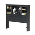 thumbnail image 3 of Pemberly Row Transitional Wood Twin Bookcase Headboard in Blue, 3 of 7