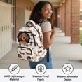 thumbnail image 4 of CHAQLIN Dachshund Paws Pattern School Backpack with Lightweight Large Capacity School Bag, Multi-Pocket 17 Inches Bookbag for Travel Back to School Middle School, 4 of 7