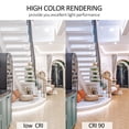 thumbnail image 3 of Run Bison 6Inch LED Dimmable Ceiling Light Fixture, Wet Rated Dimmable LED Disk Light, CRI 90, J-Box, White, 1050 LM, 15W (75W Eqv.), 3000K, Energy Star, ETL -6 Pack, 3 of 7