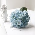 thumbnail image 2 of 1 Branch Artificial Hydrangea Faux Silk Cloth Simulation Flower DIY Wedding Bridal Hand Bouquet Home Decor, 2 of 4