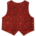 thumbnail image 5 of Kids Christmas Elf Outfit Sleeveless Vest Girls Tutu Dress Hat Outfit Set Dress Up Clothes Girls Christmas Outfits 8-10 Years, 5 of 9