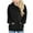 Black, variant on BLVB Oversized Sweatshirt for Women Drawstring Fashion Hoodies Long Sleeve Loose Hooded Pullover with Pockets