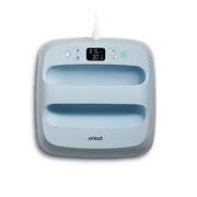 Cricut EasyPress 3 - 9 in x 9 in - Bluetooth-Enabled Handheld Heat Press Machine, Blue