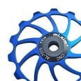 thumbnail image 2 of Rear Derailleur Mountain Bike Guide Roller Pulley Blue, 2 of 8