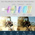 thumbnail image 5 of LINVO Polarized Sports Sunglasses for Men Wrap Around Sun Glasses for Fishing Cycling Driving 100% UV Protection, 5 of 10