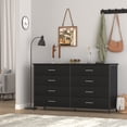 thumbnail image 5 of IKENO 8 Drawer Organizer Dresser, Industrial Wood Black, 5 of 8