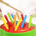 thumbnail image 2 of Catch  Game Toy, Colorful Fun Wood Educational Toy Portable  for Toddlers for Preschool, 2 of 7