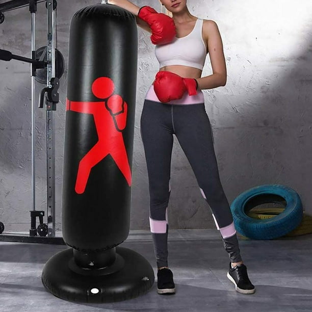 Fitness Punching Bag, Heavy Punching Bag Kick Training Inflatable Free