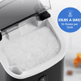 thumbnail image 3 of Moifoi 33lbs Countertop Nugget Ice Maker, Potable with Scoop, Soft Nugget Ice Ready in 7mins, Black, 3 of 7