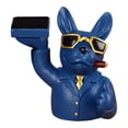 thumbnail image 2 of Decorative Watch Display Stand Dog Art Figurine Model Storage Box Case Desktop Tray NightStand Organizer for Watch Earring Living Room Entrance Dark Blue, 2 of 7