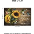 thumbnail image 2 of Sunflower Place Mats Set of 6 Vintage Floral The Bird Butterfly Farmhouse Wooden Board Flower Plants Decor Table Placemats for Living Room Kitchen Party Holiday Dinner Home Decorate, 2 of 6