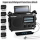thumbnail image 4 of Radio de emergencia Kaito KA500 con alimentación de 5 vías AM/FM/SW NOAA, 4 of 9