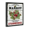 thumbnail image 4 of Stupell Industries Farm Fresh Strawberries Food & Beverage Painting Black Floater Framed Canvas Art Print Wall Art, 25 x 31, 4 of 10
