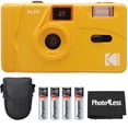 thumbnail image 1 of Kodak 35mm M Model With Flash Yellow | Case | 4 AAA Batteries | Cloth, 1 of 12