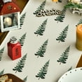 thumbnail image 5 of Sm:)e Xmas Tree Christmas Table Runner, Seasonal Winter Kitchen Dining Table Decoration for Home Party Decor 13x72 Inch, 5 of 7