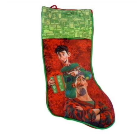 Santas Best Arthur Christmas Stocking Holiday Decor Red Green