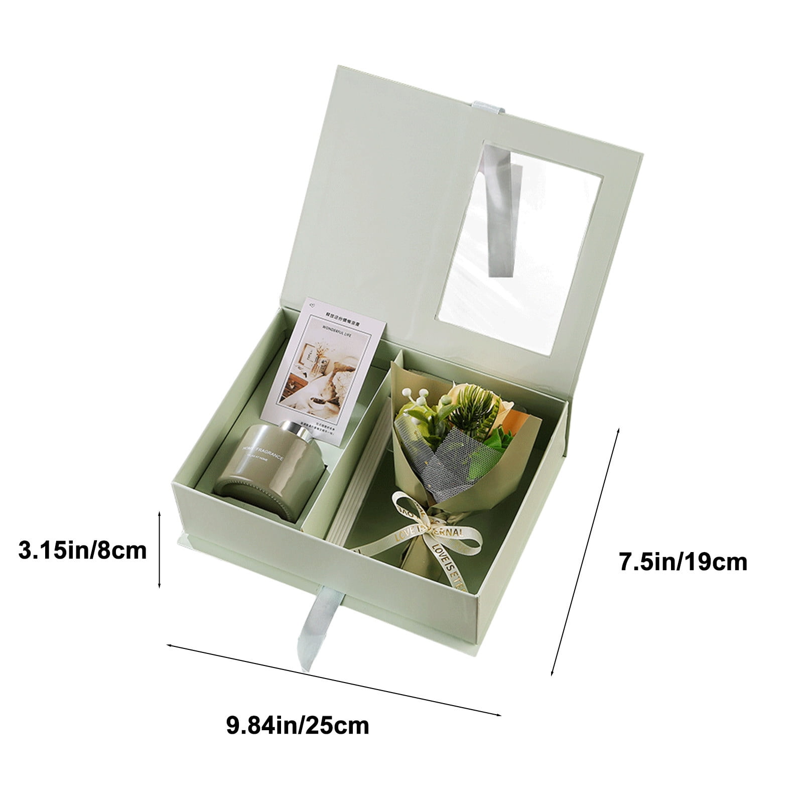geerera Mother's Day/Valentine's Day/Birthday Gifts, Practical Aromatherapy Bouquet Practical Birthday Gift Box for Girlfriend, Wife And Teacher