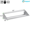 thumbnail image 3 of 62 in. Stainless Steel Tubular Glass Rack Shelf, 3 of 5