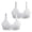 A, variant on Gkeoshab Nursing Bras 2PC Women's Plus Size DEF Cup Lace Mesh Bras Breathable Full Coverage Bra B 105E