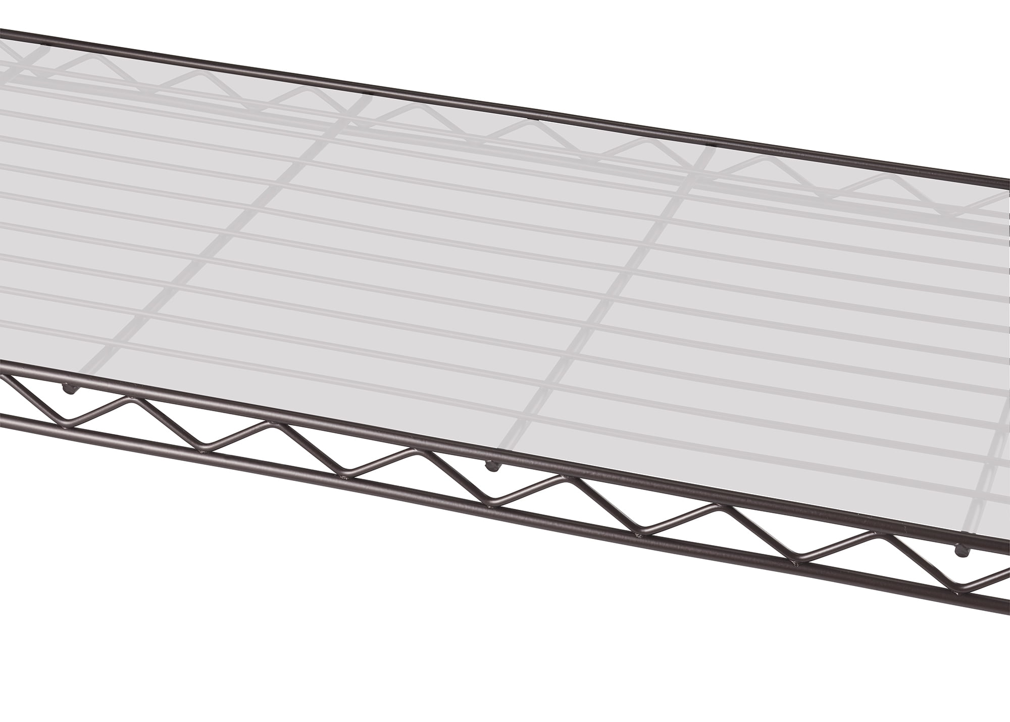 TRINITY 4-Tier 36x14x54 Commercial Wire Shelving w/ Liners, NSF - Dark Bronze