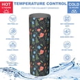 thumbnail image 5 of Pioneer Flower Floral Print Pattern 20oz Skinny Tumbler with Straw & Lid, Double Wall Vacuum Insulated Cup, Leak-Proof, Cup Holder Friendly, Hot 6H Cold 12H, 5 of 6