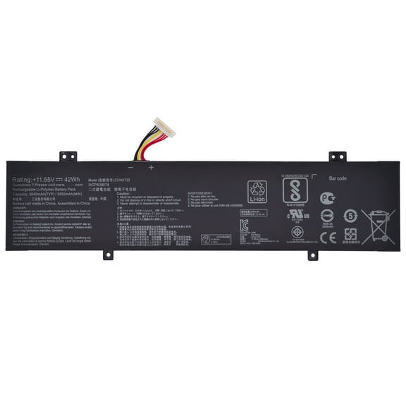 New C31N1733 Laptop Battery for ASUS VivoBook TP412FA TP412UA Series Notebook 11.55V 42Wh/3640mAh TP412UA-EC098T TP412UA-EC060T TP412UA-EC123T TP412UA-EC114T