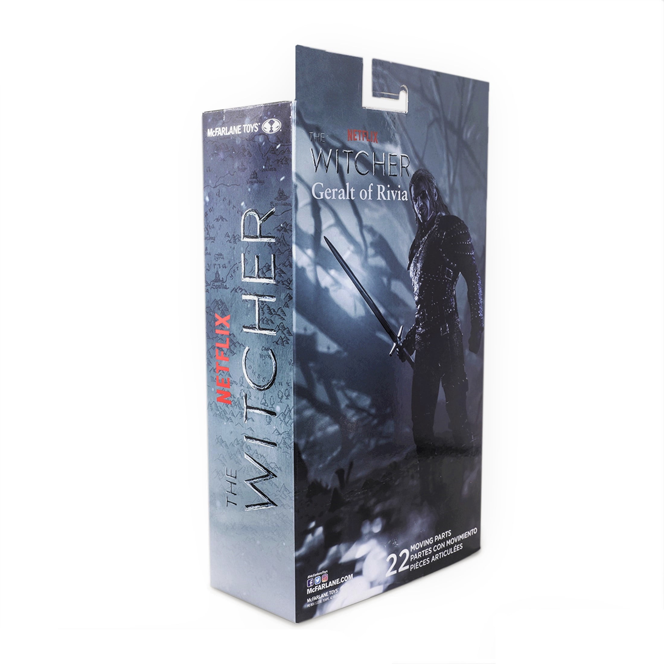  McFarlane Toys Netflix The Witcher Geralt of Rivia (Season 2)  7 Action Figure with Accessories : Toys & Games