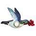 thumbnail image 3 of Waterwood Hand Painted Hummingbird Doorbell - Wired & Illuminated Push Button Cast in Durable Polyresin, 3 of 4