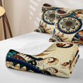 thumbnail image 4 of Erosebridal Boho Mandala Floral Twin Quilt Set for Women Girls, Western Paisley Swirl Print Twin Coverlet Set, 2-Piece, 4 of 7