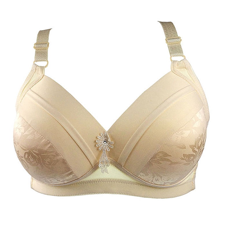 Women Plus Size Bra Solid Push Up Busty Brassiere C Cup Wireless women-plus-size-bra-solid-push-up-busty-brassiere-c-cup-wireless