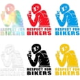 thumbnail image 1 of 6 pegatinas y calcomanías impermeables para coche, calcomanías reflectantes autoadhesivas para motociclistas, calcomanías de seguridad para conducción., 1 of 9