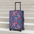 thumbnail image 6 of Susaid Retro plants forest animals Print Elastic Washable Suitcase Cover with Hidden Zipper, Fits 18-32 Inch Luggage for Protection During Travel-Medium, 6 of 7
