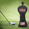 thumbnail image 3 of Cubierta de cabeza de golf Sunnimix Híbrido de cuero impermeable Negro 125x30cm, 3 of 8