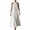 White, variant on YuXingFu Mother Of The Bride Dresses for Women Maxi Crew Neck Plus Size Womens Dress Sleeveless with Pocket Long Casual Summer White S