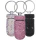 thumbnail image 2 of Bling pastillero con diamantes de imitación, pastillero hermético de cristal, pastillero portátil de bolsillo, organizador de pastillas, impermeable, mini pastillero, botella de almacenamiento con lla, 2 of 11