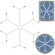 thumbnail image 5 of 2 uds correas de soporte para sábanas, pinzas para sábanas entrecruzadas ajustables banda elástica sábana ajustable sujetar tirantes pinzas, 5 of 5