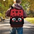 thumbnail image 2 of Binienty Cute Ladybug School Backpack for Girls 4-6 Lightweight Little Girls Bookbag with Lunch Box and Pencil Case 3 In 1 Kids Back to School Gifts, 2 of 8