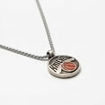 thumbnail image 2 of Ed Jacobs x NBA NY Knicks Silver Stainless Steel 24" Chain Necklace., 2 of 2