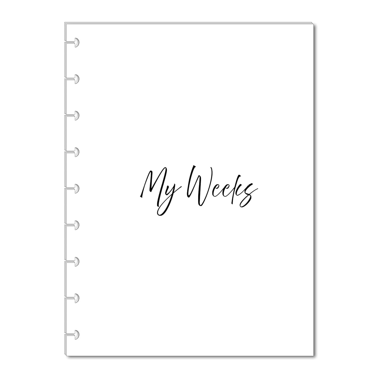 Weekly Planner Undated Refills - Junior Size 53 Sheets/106 - View #11