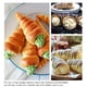 thumbnail image 4 of Moldura De Cono Cónico Molde De Acero Inoxidable Croissants Moldes De Bocina,12 Piezas Yuarrent HA017679-00, 4 of 7