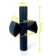 thumbnail image 3 of 12-piece Trampoline Pole Spacers for Children's Trampoline Jumping - Plastic Trampoline Accessories, 3 of 5