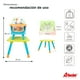 thumbnail image 2 of Silla Alta 4 en 1 Grow with me Azul Verde D'Bebé 83-4, 2 of 5