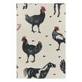 thumbnail image 5 of Chickens Horses Black Out Curtains 84 Inch Length Curtains for Sliding Glass Doors Bedroom Living Room 2 Pack, 5 of 6