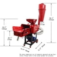thumbnail image 2 of Integrated Grass Chopper Crusher Hay Cutter with Grain Self-Priming Device & Cyclone Dust Collector 220V, 2 of 19