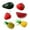 large strawberry, variant on Artificial Fruits And Vegetables Home Decoration Fake Strawberry Avocado Pineapple Watermelon Ornaments Food Photography Props small pineapple Smile Home
